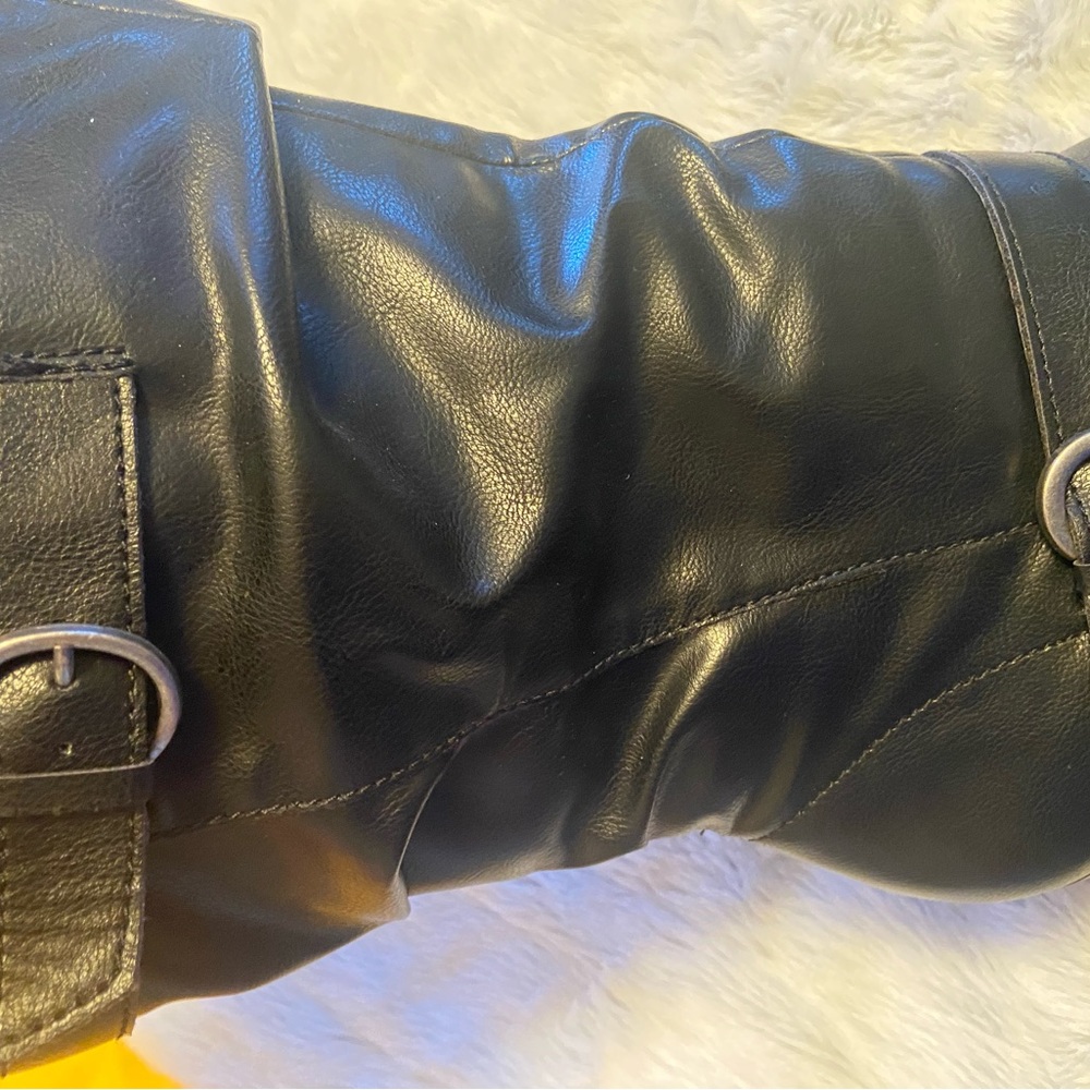 Cato Black Ankle Boots with Silver Buckle